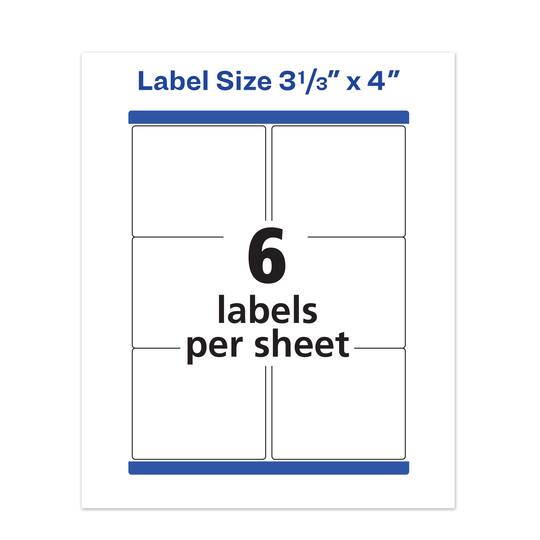 5 Packs: 300 ct. (1,500 total) Avery® 3.33